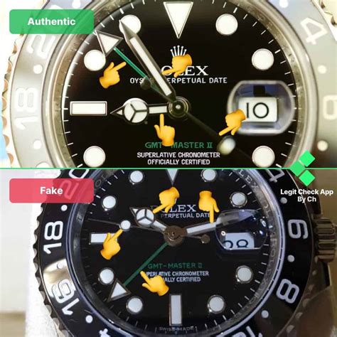 rolex gmt 2 fake vs real|rolex gmt master ii real.